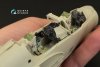 Quinta Studio QD32013 Mirage 2000N 3D-Printed & coloured Interior on decal paper (for Kitty Hawk kit) 1/32